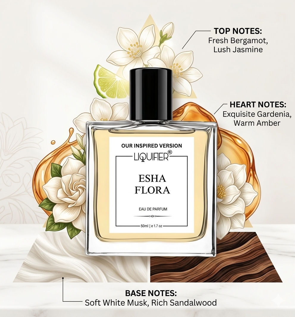 Esha & Flora - Inspired perfume | liquifierperfume