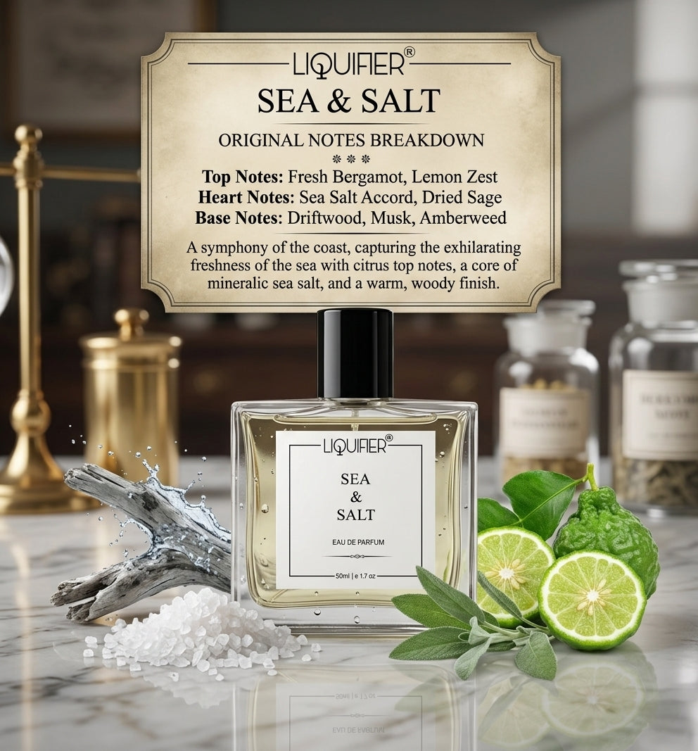 Sea & Salt - Inspired Perfume | LiquifierPerfume