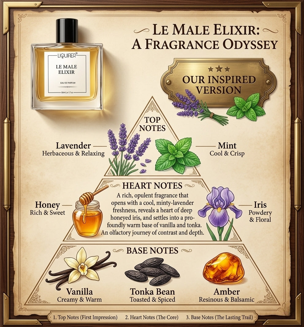 Le Male Elixir AT – Bold, Masculine & Long-Lasting | LiquifierPerfume