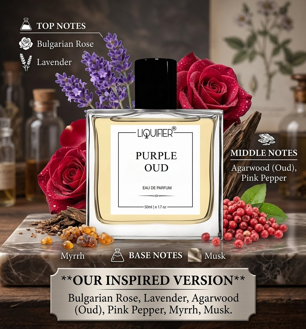 Purple Oudelia -Inspired perfume | LiquifierPerfume