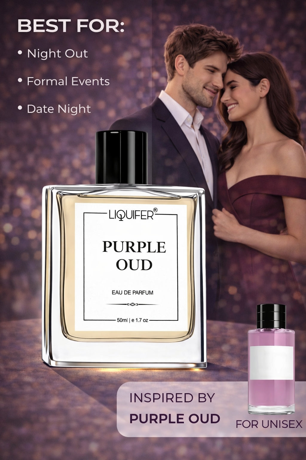 Purple Oudelia -Inspired perfume | LiquifierPerfume