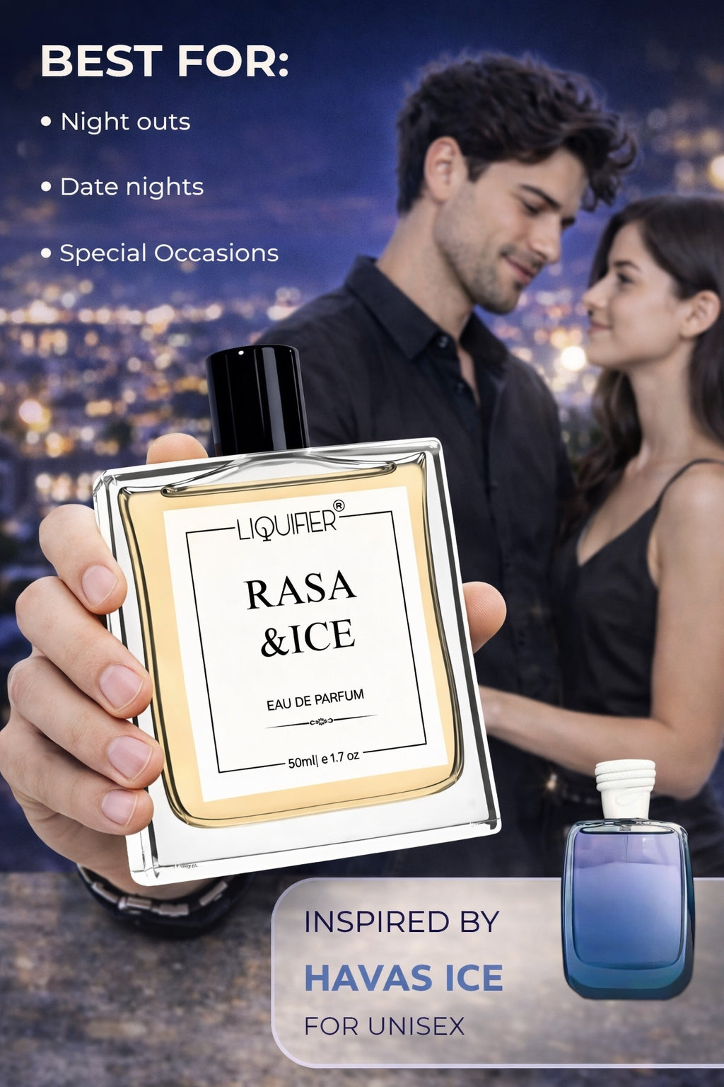 Rasa & Ice - Inspired perfume | LiquifierPerfume