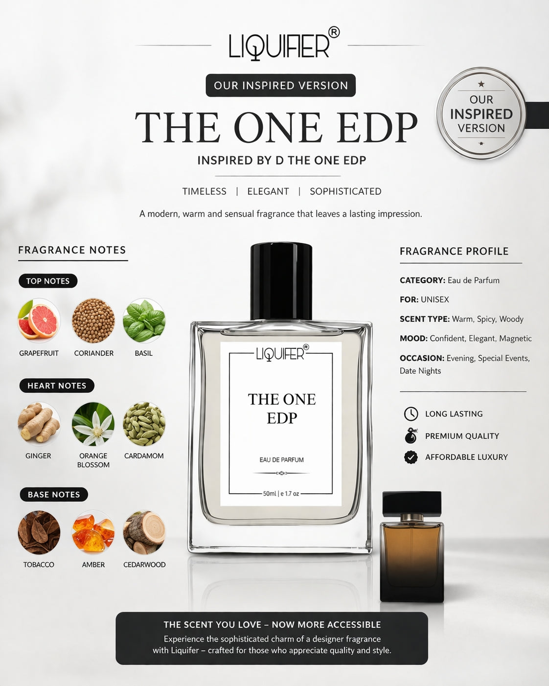 The One edp - Inspired perfume | LiquifierPerfume