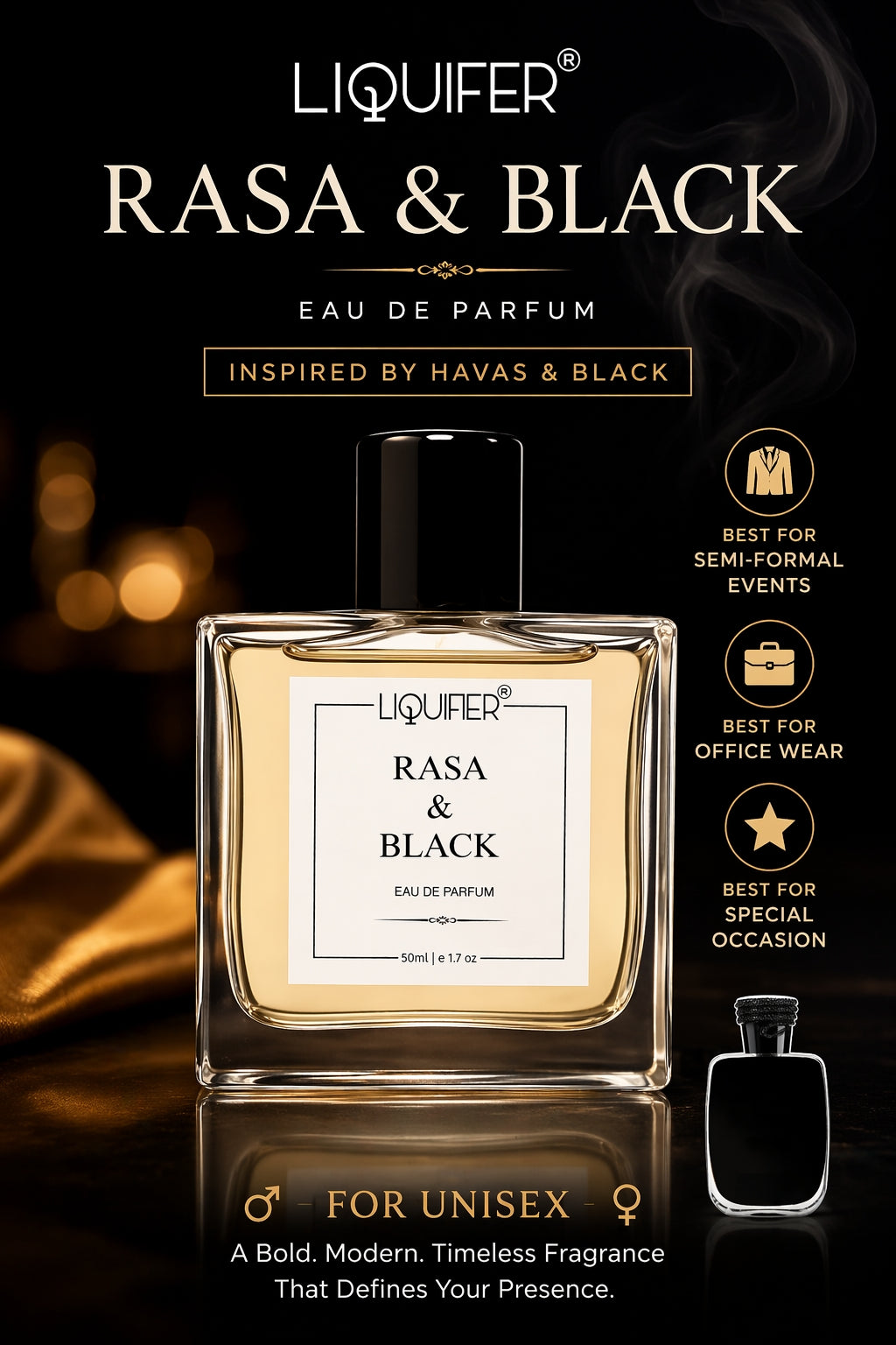 Rasa & Black - Inspired perfume | LiquifierPerfume